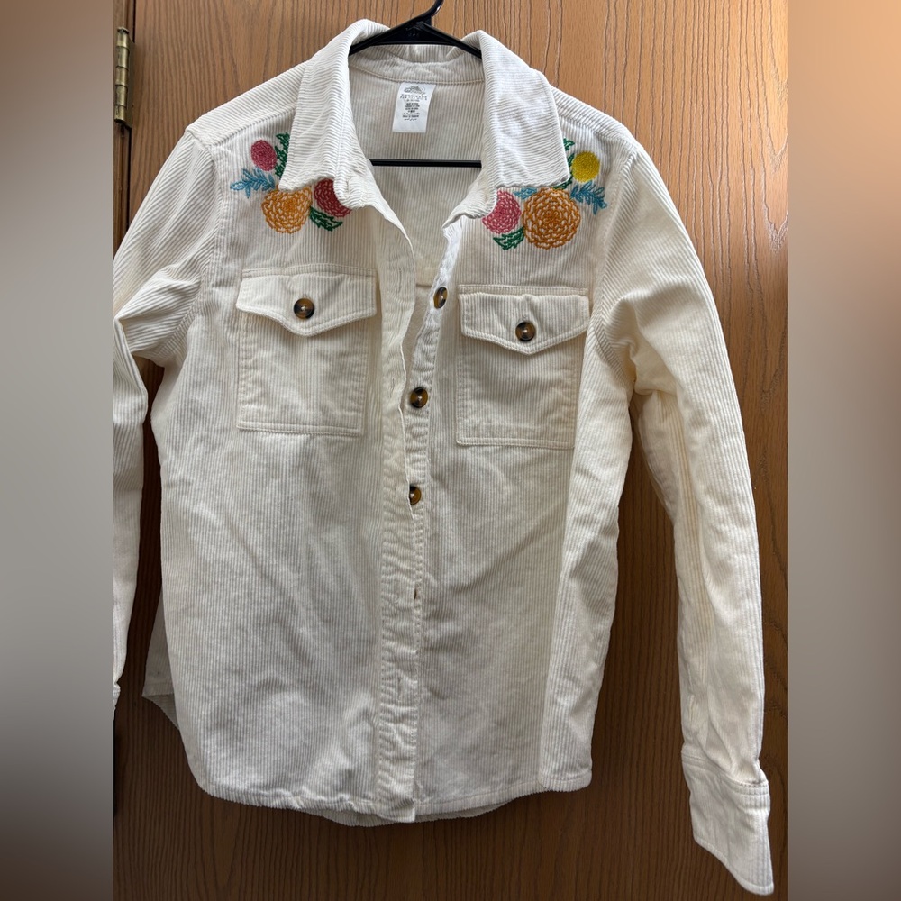 Disney coco corduroy button down jacket